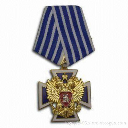 Medal with Soft Enamel Colors Filled, OEM Orders are Accepted